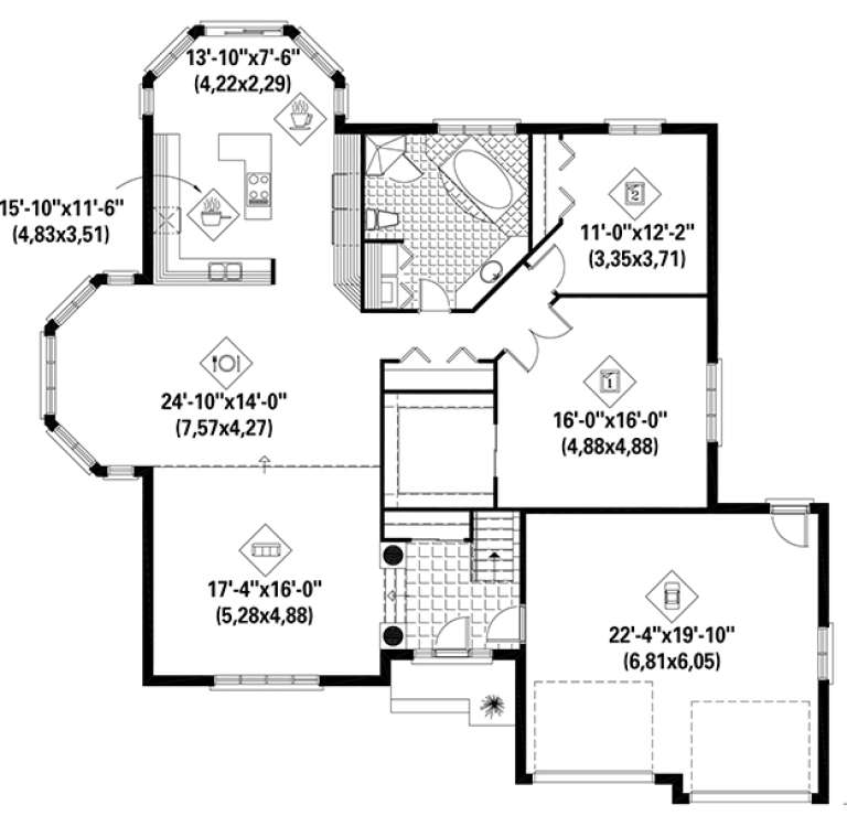 House Plan House Plan #17792 Drawing 1