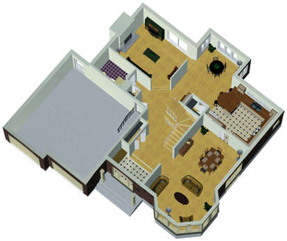 European House Plan #6146-00214 Additional Photo