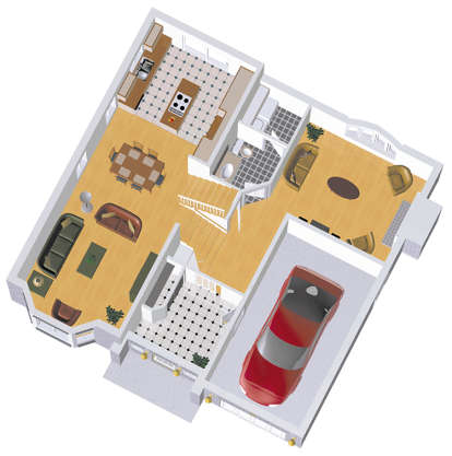 Split Foyer House Plan #6146-00215 Additional Photo