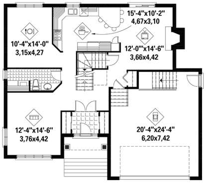 House Plan House Plan #17798 Drawing 1
