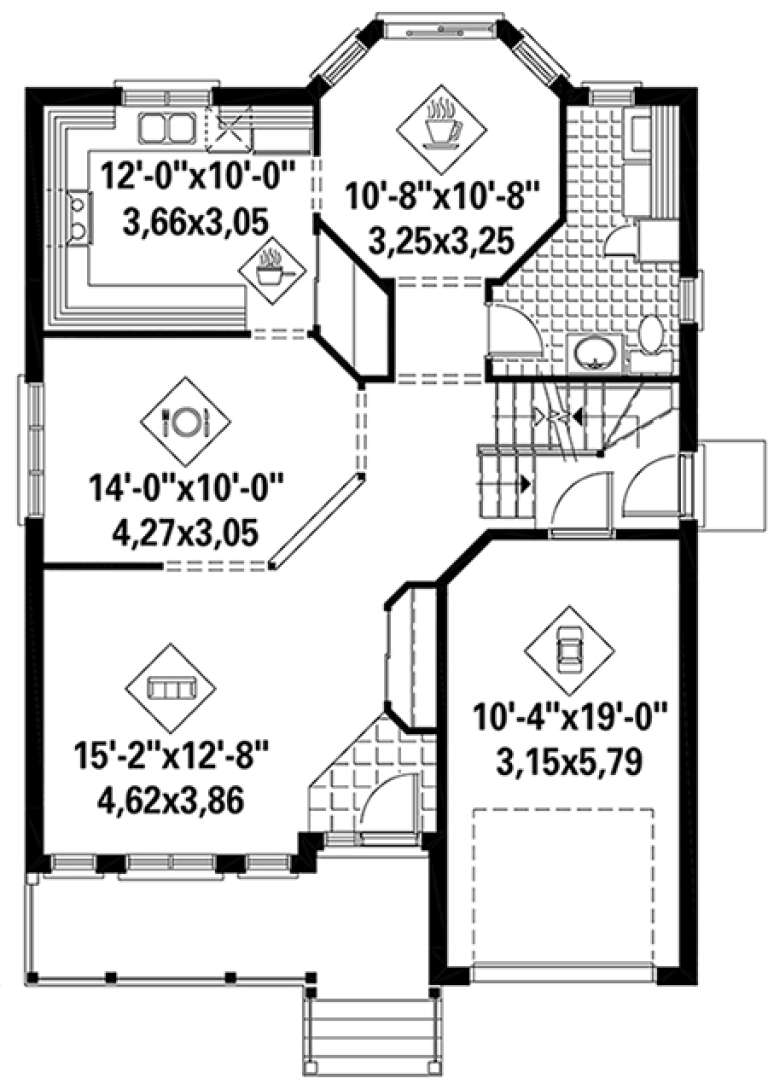 House Plan House Plan #17799 Drawing 1