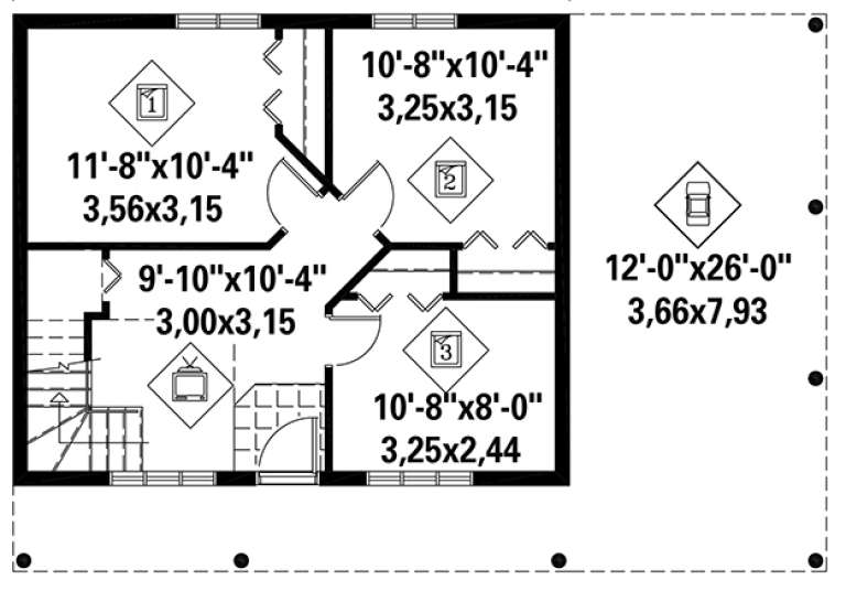 House Plan House Plan #17802 Drawing 1