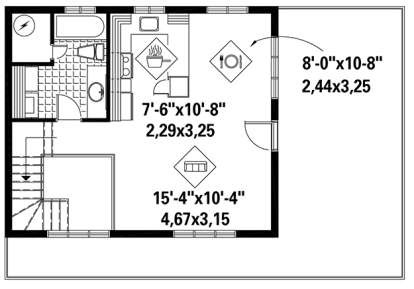 Upper for House Plan #6146-00222