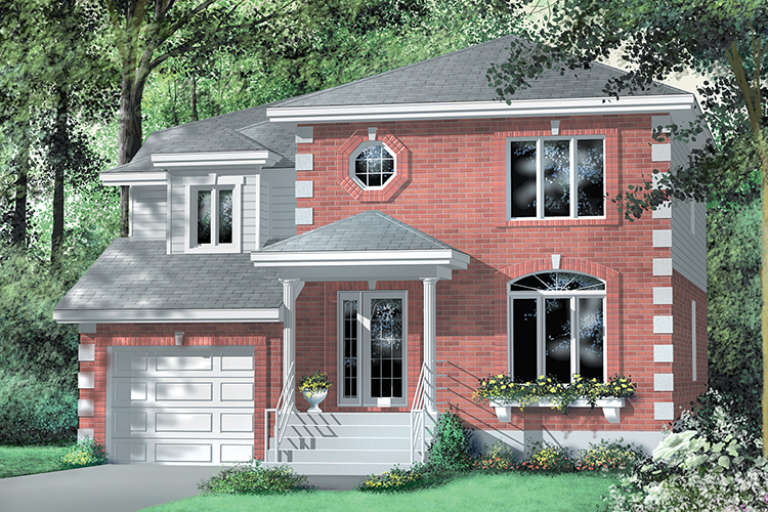 House Plan House Plan #17805 Front Elevation