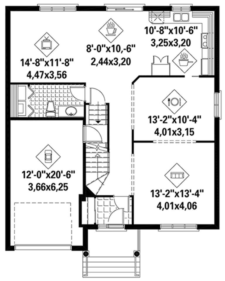 House Plan House Plan #17805 Drawing 1