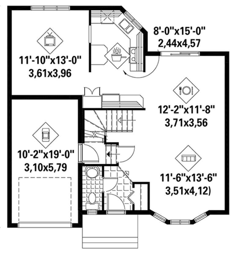 House Plan House Plan #17806 Drawing 1