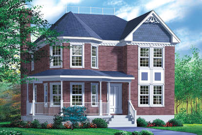 Victorian House Plan #6146-00228 Elevation Photo