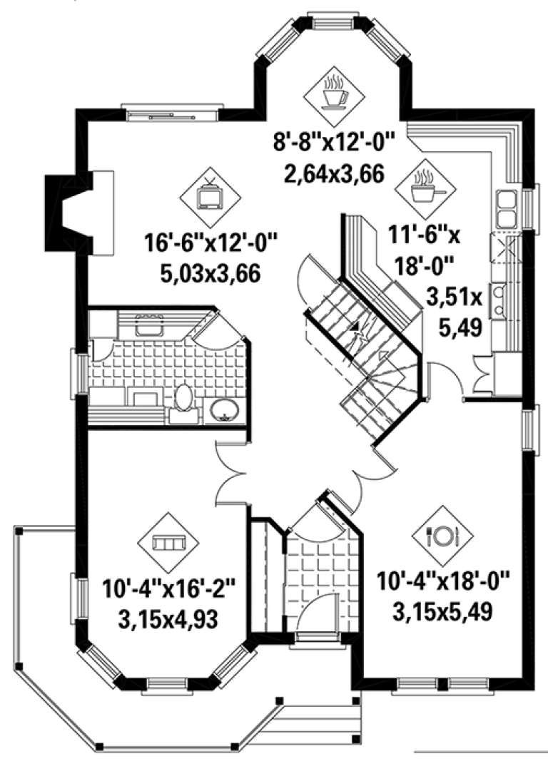 House Plan House Plan #17808 Drawing 1