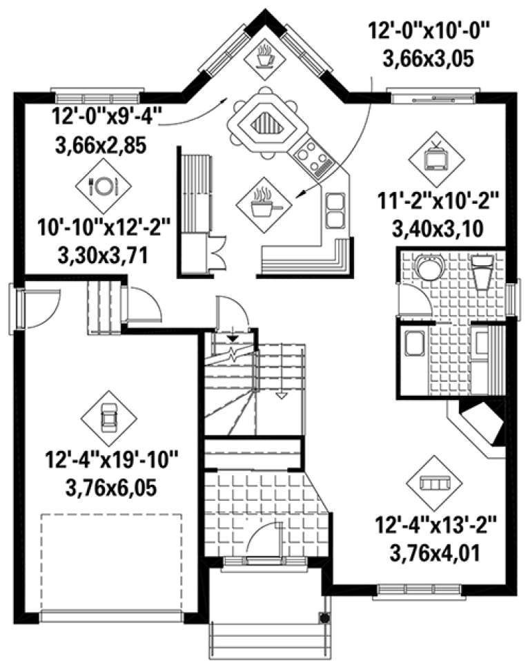 House Plan House Plan #17809 Drawing 1