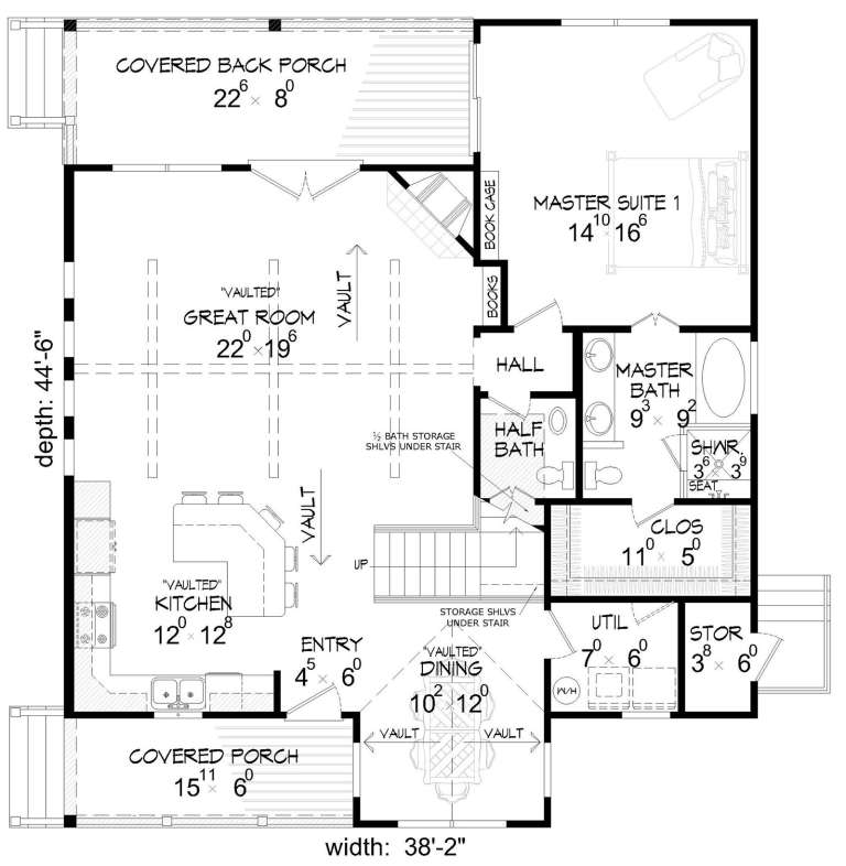 House Plan House Plan #17811 Drawing 1