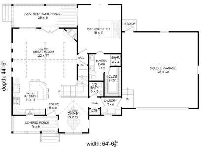 House Plan House Plan #17812 Drawing 1