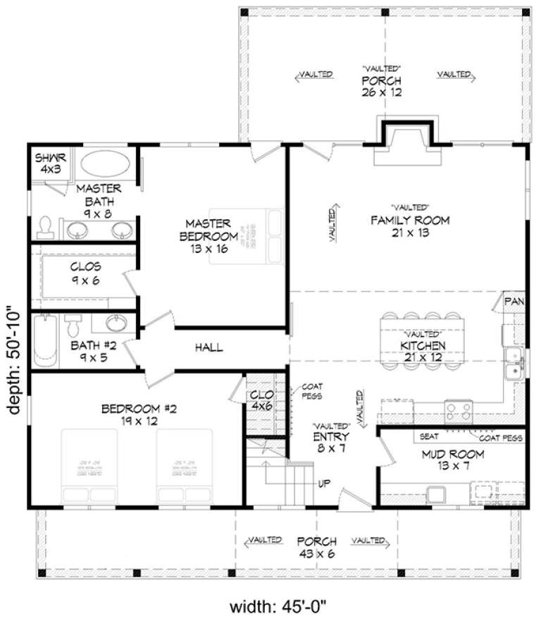 House Plan House Plan #17813 Drawing 1