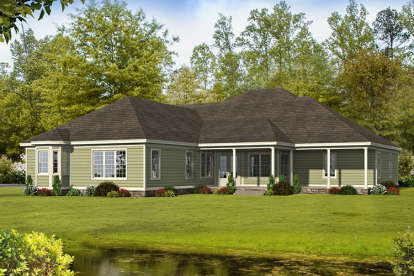 Country House Plan #940-00010 Elevation Photo