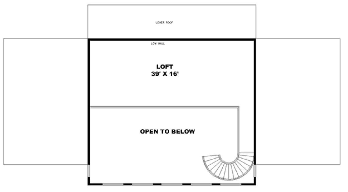 Loft for House Plan #039-00634