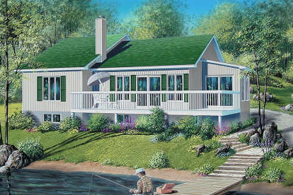 Cottage House Plan #6146-00233 Elevation Photo