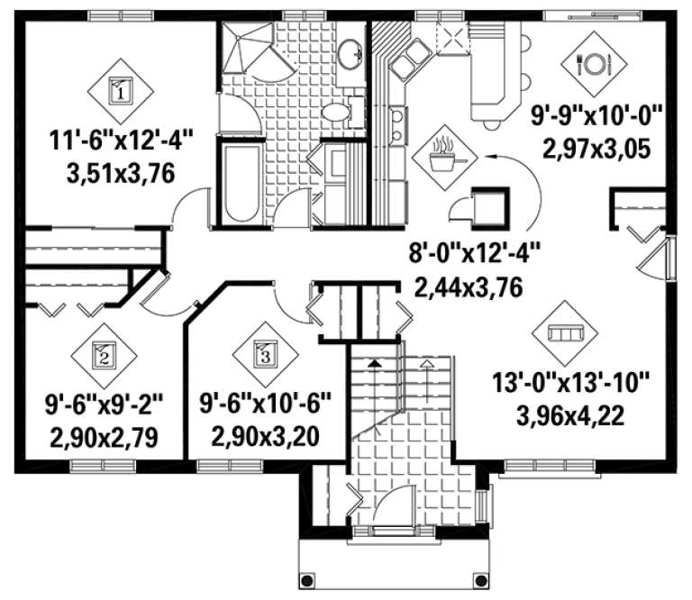 House Plan House Plan #17827 Drawing 1
