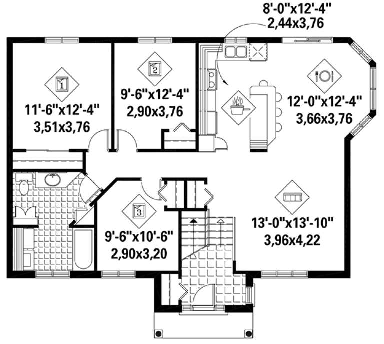 House Plan House Plan #17829 Drawing 1