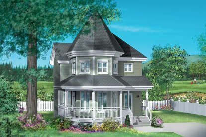 Victorian House Plan #6146-00242 Elevation Photo