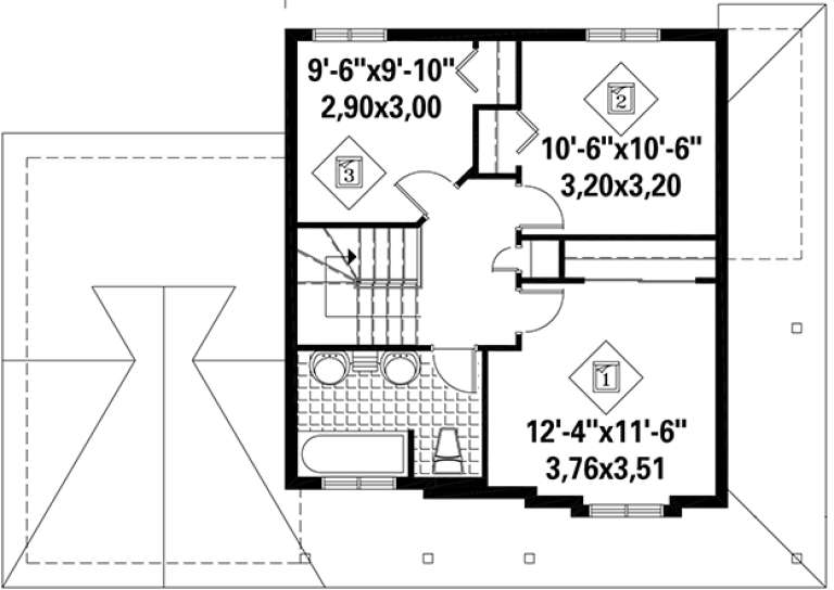 House Plan House Plan #17835 Drawing 2