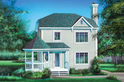 Victorian House Plan #6146-00244 Elevation Photo