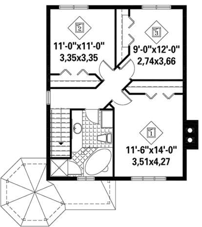 House Plan House Plan #17836 Drawing 2