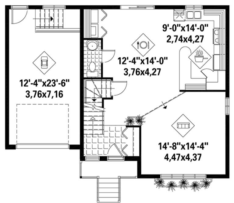 House Plan House Plan #17837 Drawing 1