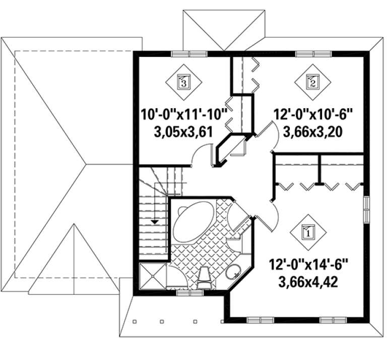 House Plan House Plan #17837 Drawing 2