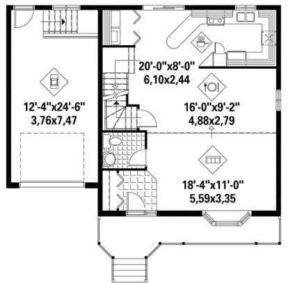House Plan House Plan #17838 Drawing 1