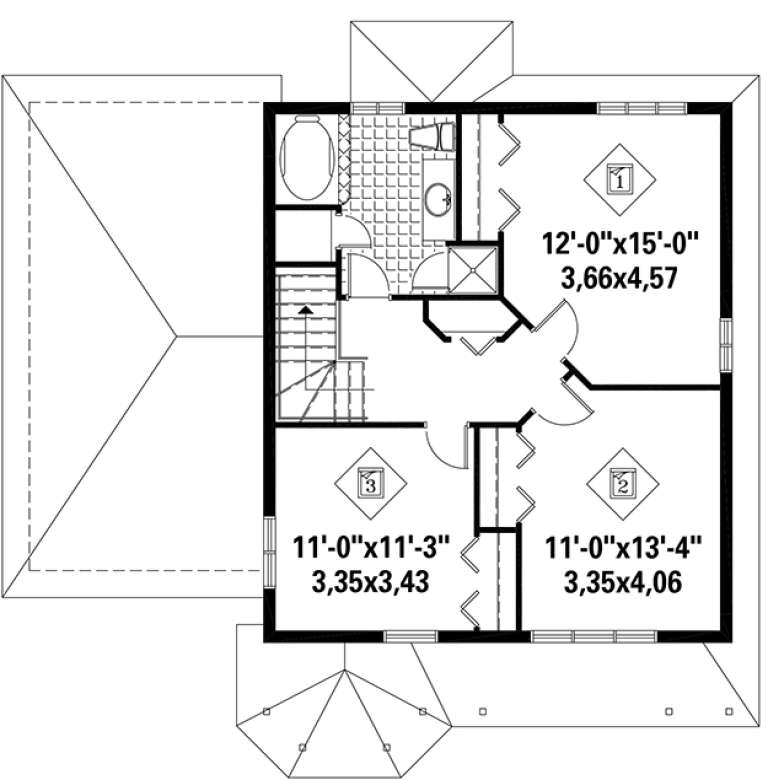 House Plan House Plan #17838 Drawing 2