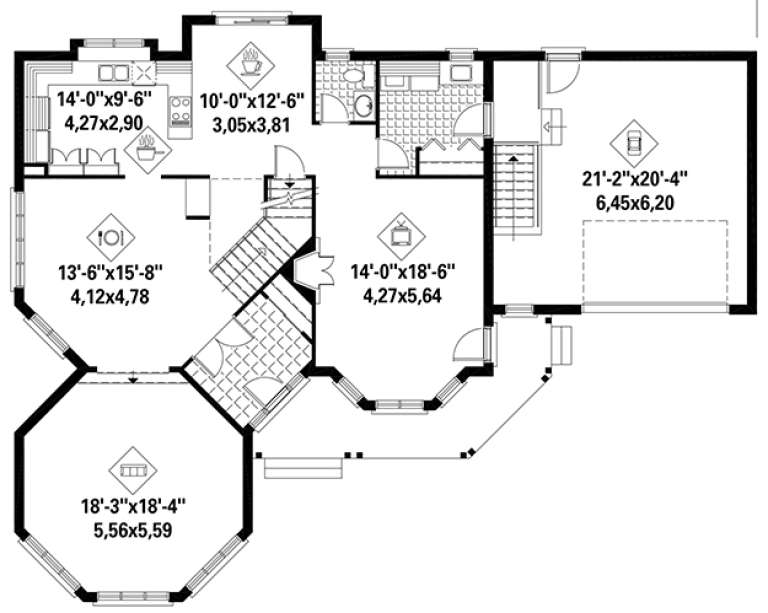 House Plan House Plan #17839 Drawing 1