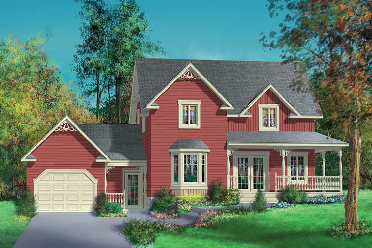 House Plan House Plan #17841 Front Elevation