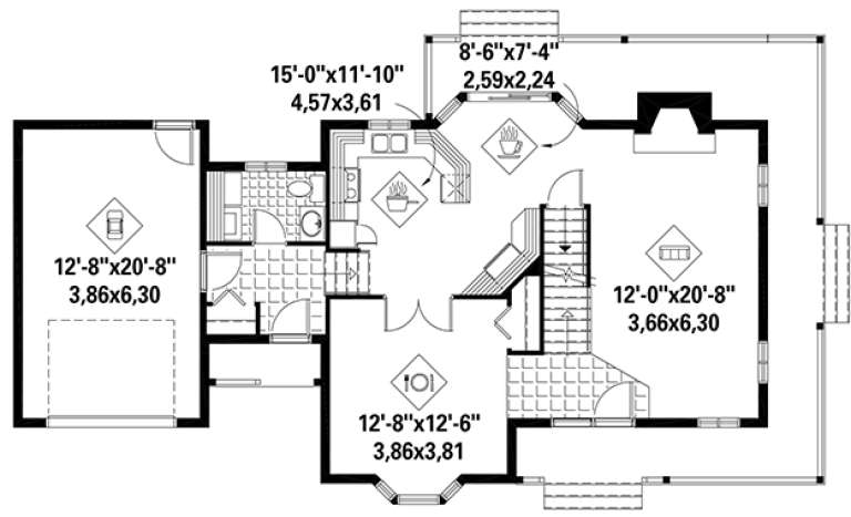 House Plan House Plan #17841 Drawing 1