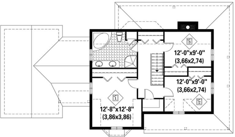 House Plan House Plan #17841 Drawing 2