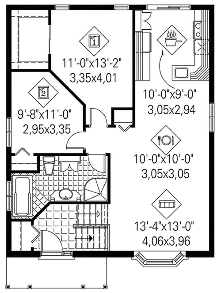 House Plan House Plan #17842 Drawing 1