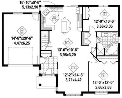 House Plan House Plan #17843 Drawing 1