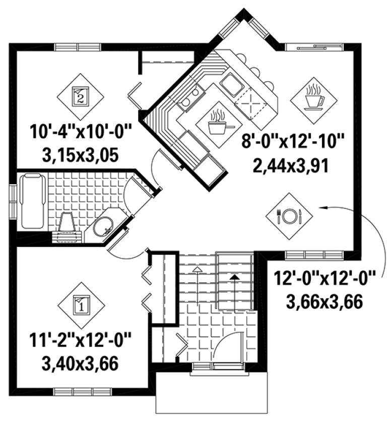 House Plan House Plan #17844 Drawing 1