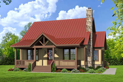 Cottage House Plan #940-00011 Elevation Photo