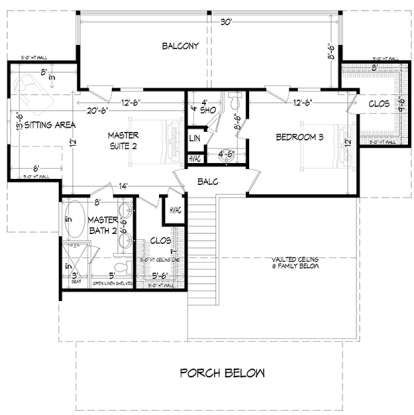 Second Floor for House Plan #940-00011