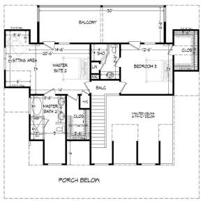 Upper for House Plan #940-00012