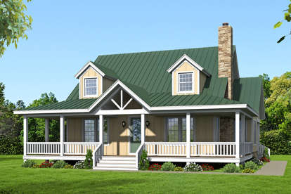 3 Bed, 3 Bath, 1990 Square Foot House Plan - #940-00013