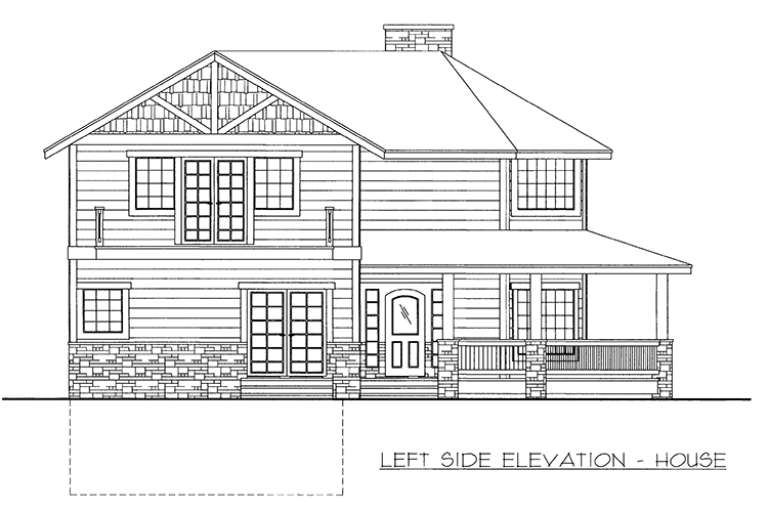 Farmhouse House Plan #039-00636 Elevation Photo