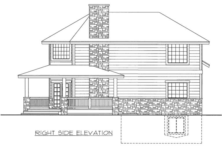 Farmhouse House Plan #039-00636 Elevation Photo