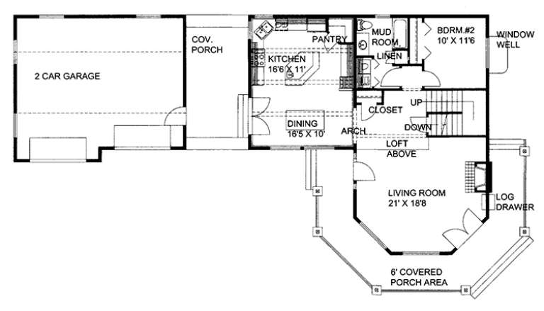 House Plan House Plan #17848 Drawing 1