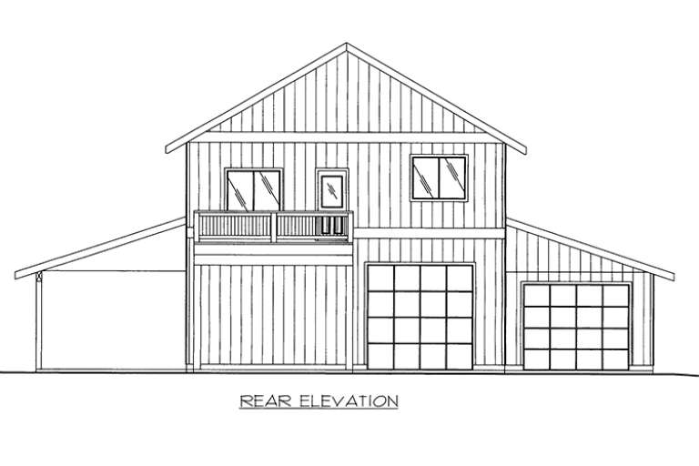 Mountain House Plan #039-00637 Elevation Photo