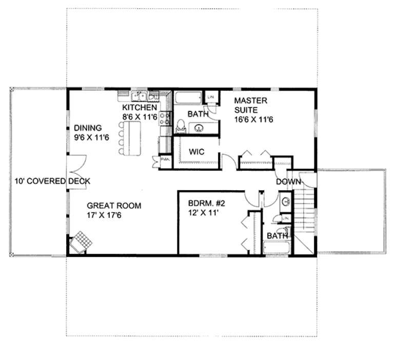 House Plan House Plan #17849 Drawing 2