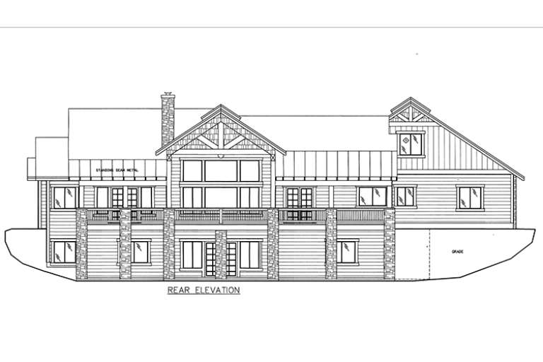 Northwest House Plan #039-00638 Elevation Photo