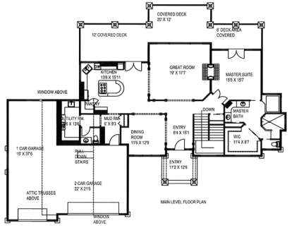 House Plan House Plan #17850 Drawing 1