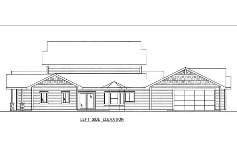 Northwest House Plan #039-00639 Elevation Photo