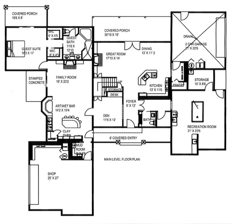 House Plan House Plan #17851 Drawing 1