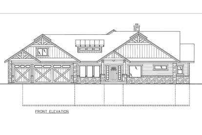 Northwest House Plan #039-00640 Elevation Photo